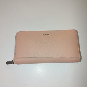 PARFOIS Woman's Leather Multi Compartments wallet Beige New without tag